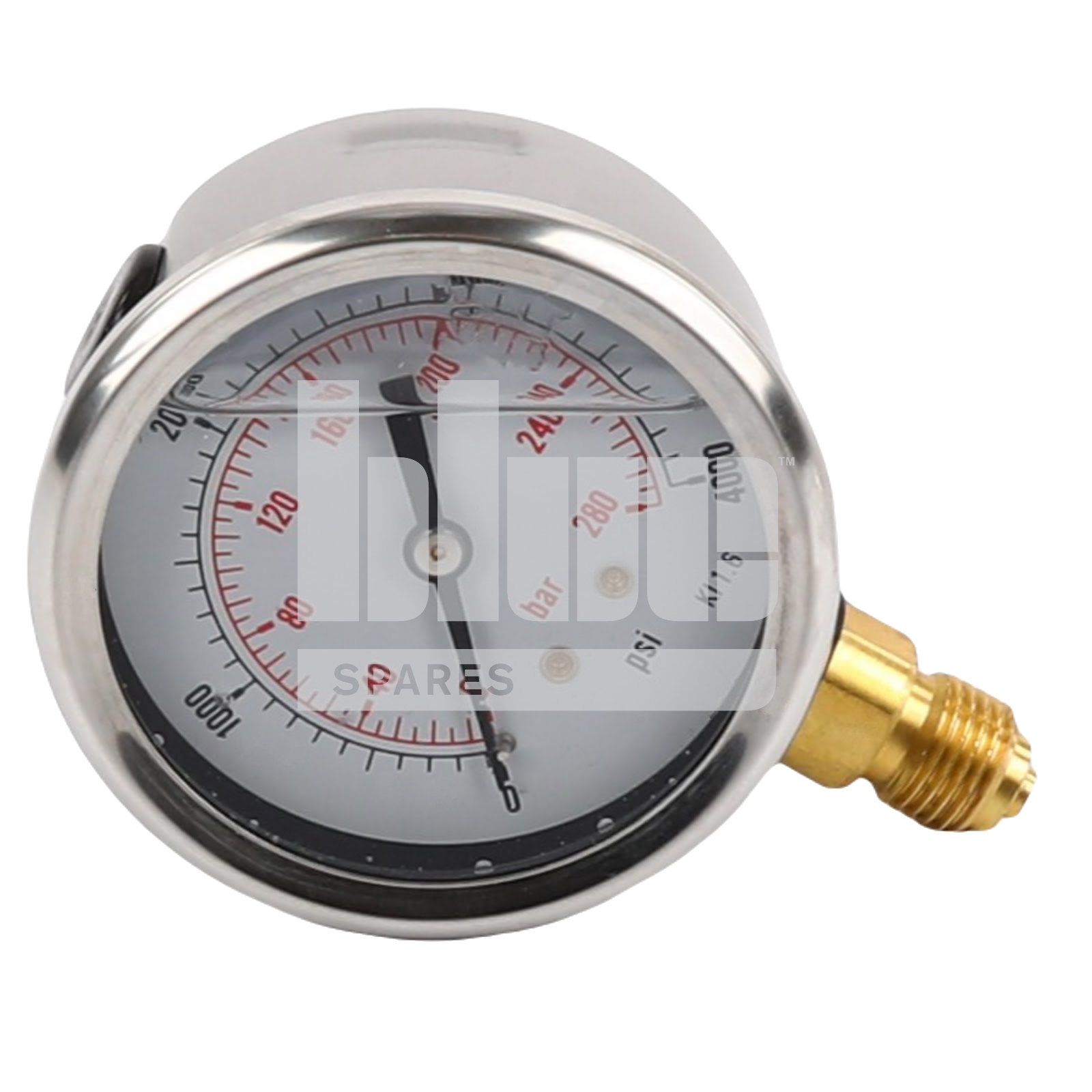 250 BAR STEM MOUNTED PRESSURE GUAGE
