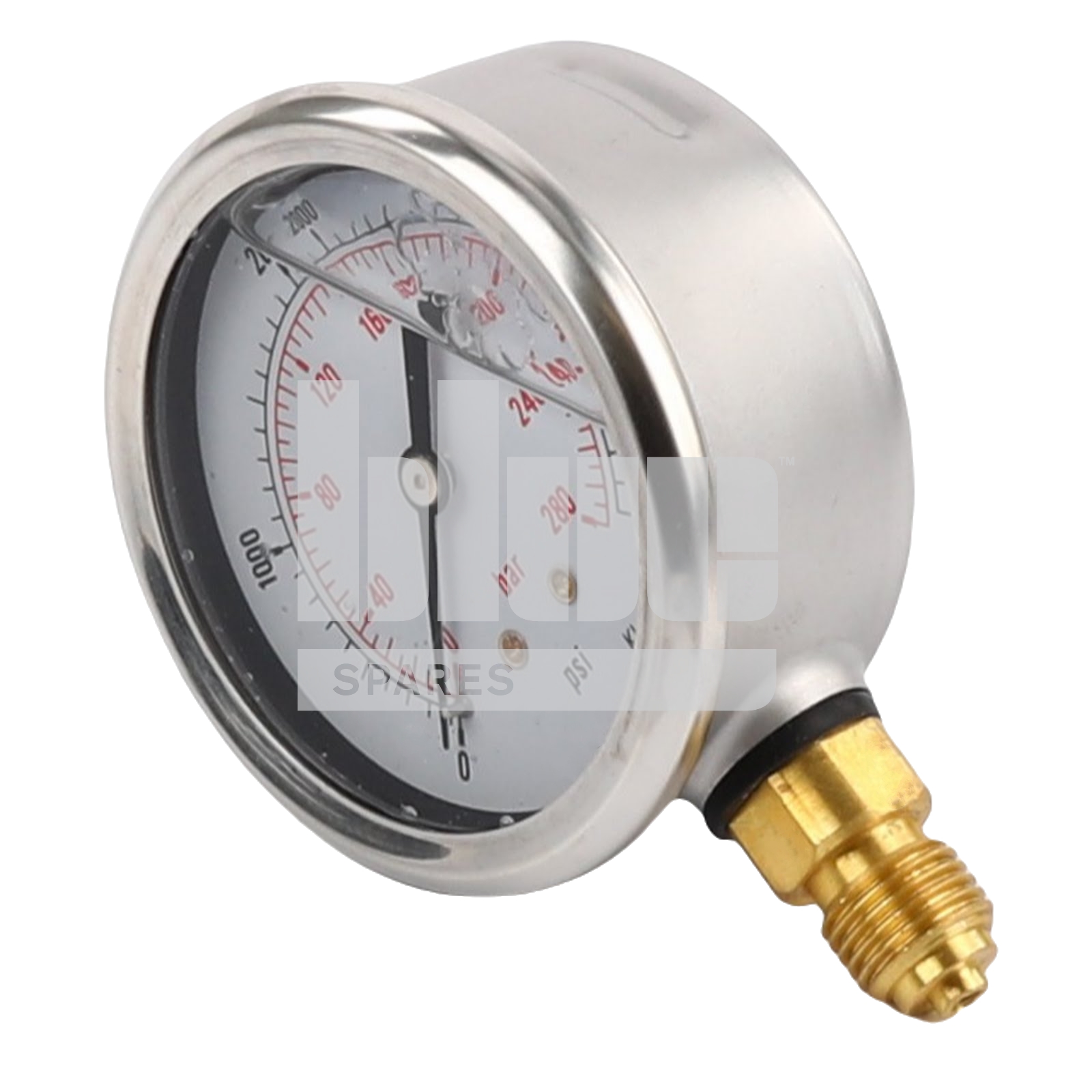 250 BAR STEM MOUNTED PRESSURE GUAGE