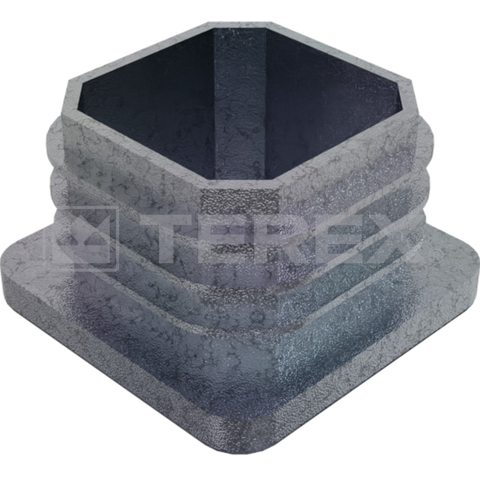 40MMX40MM SQUARE END CAP