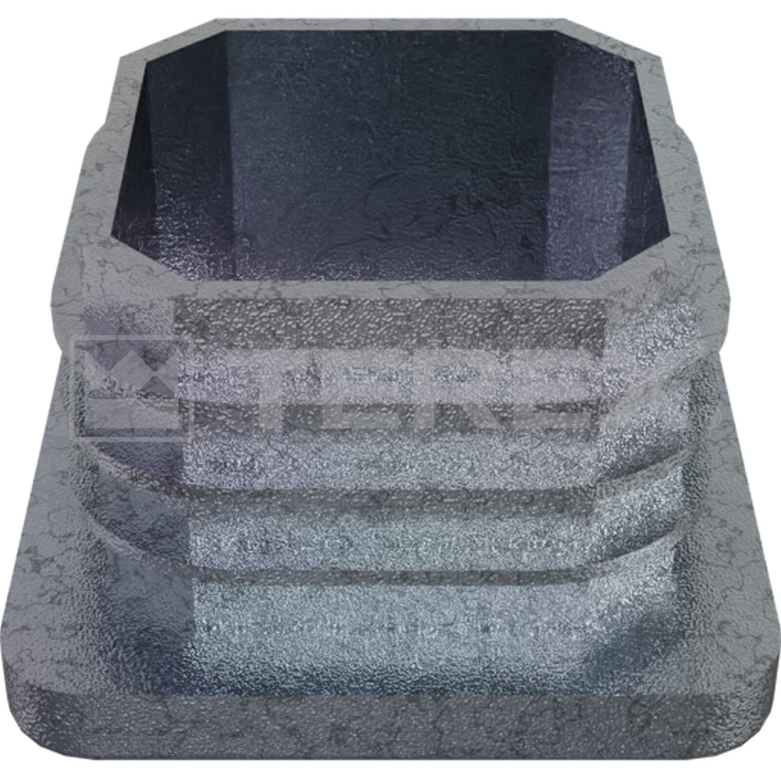 40MMX40MM SQUARE END CAP