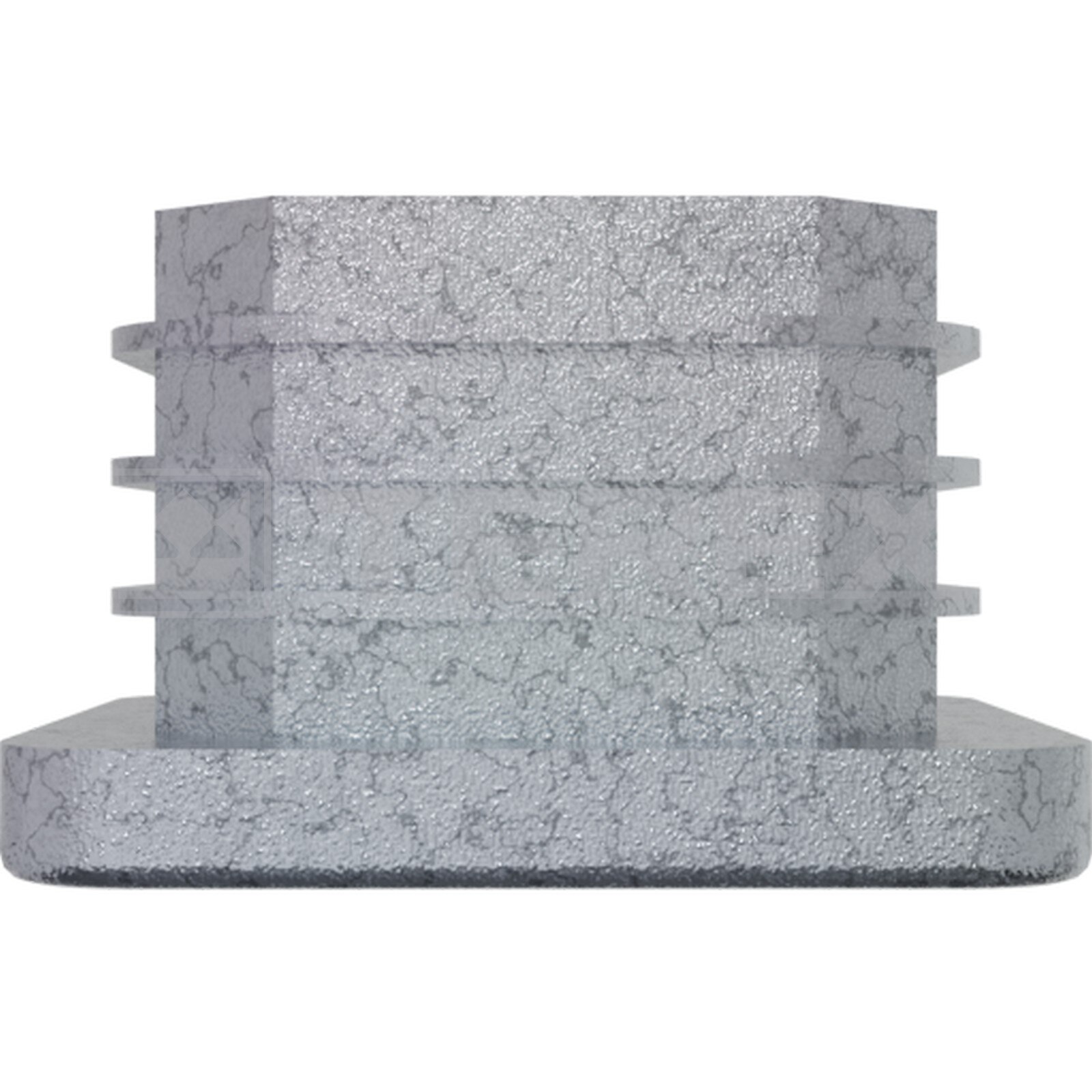 40MMX40MM SQUARE END CAP