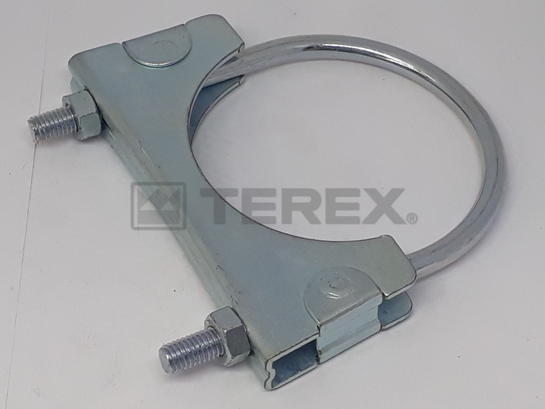 80MM EXHAUST CLAMP C/W SADDLE AND NUTS