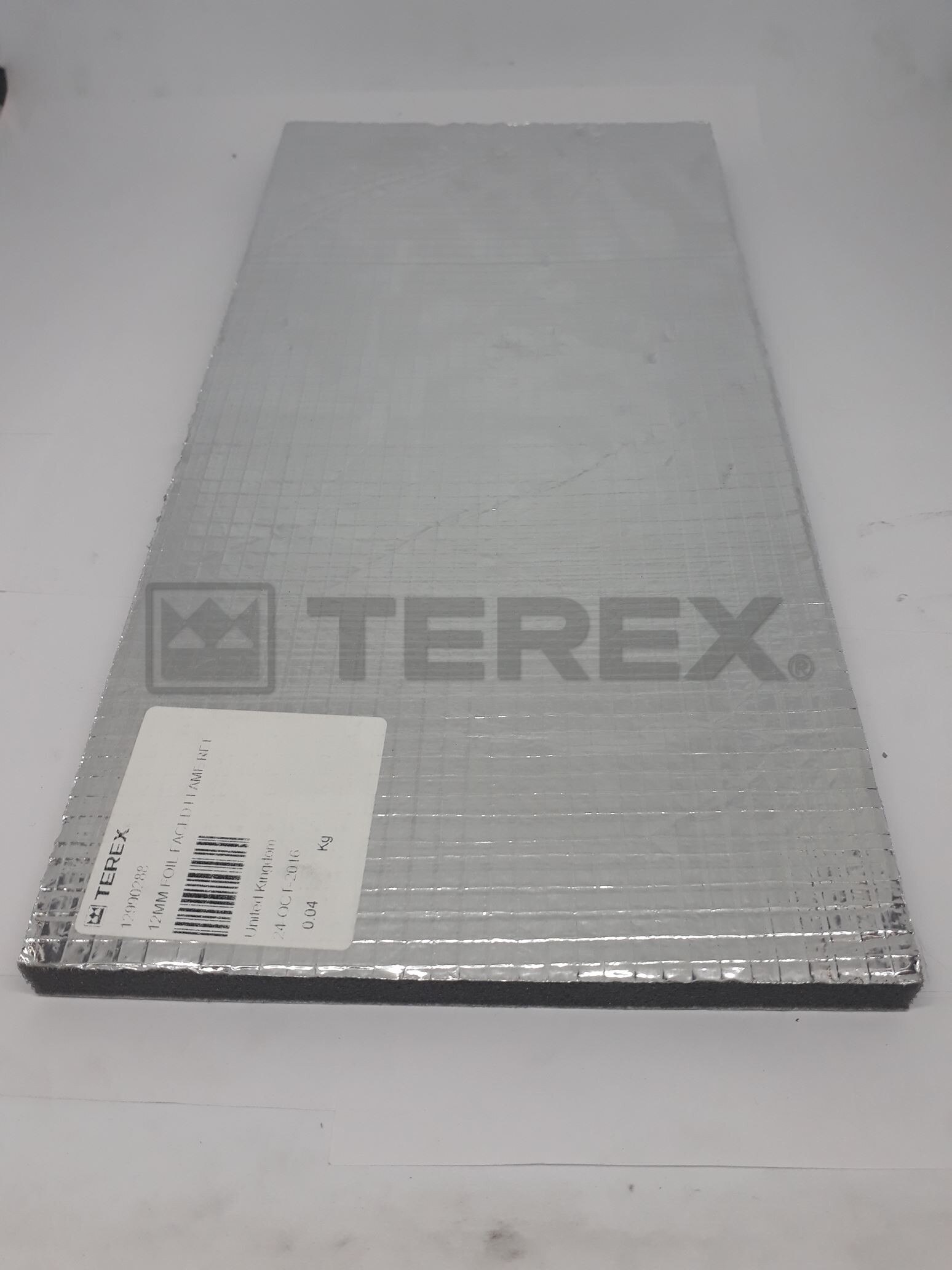 12MM FOIL FACED FLAME RET SELF ADH.BACK