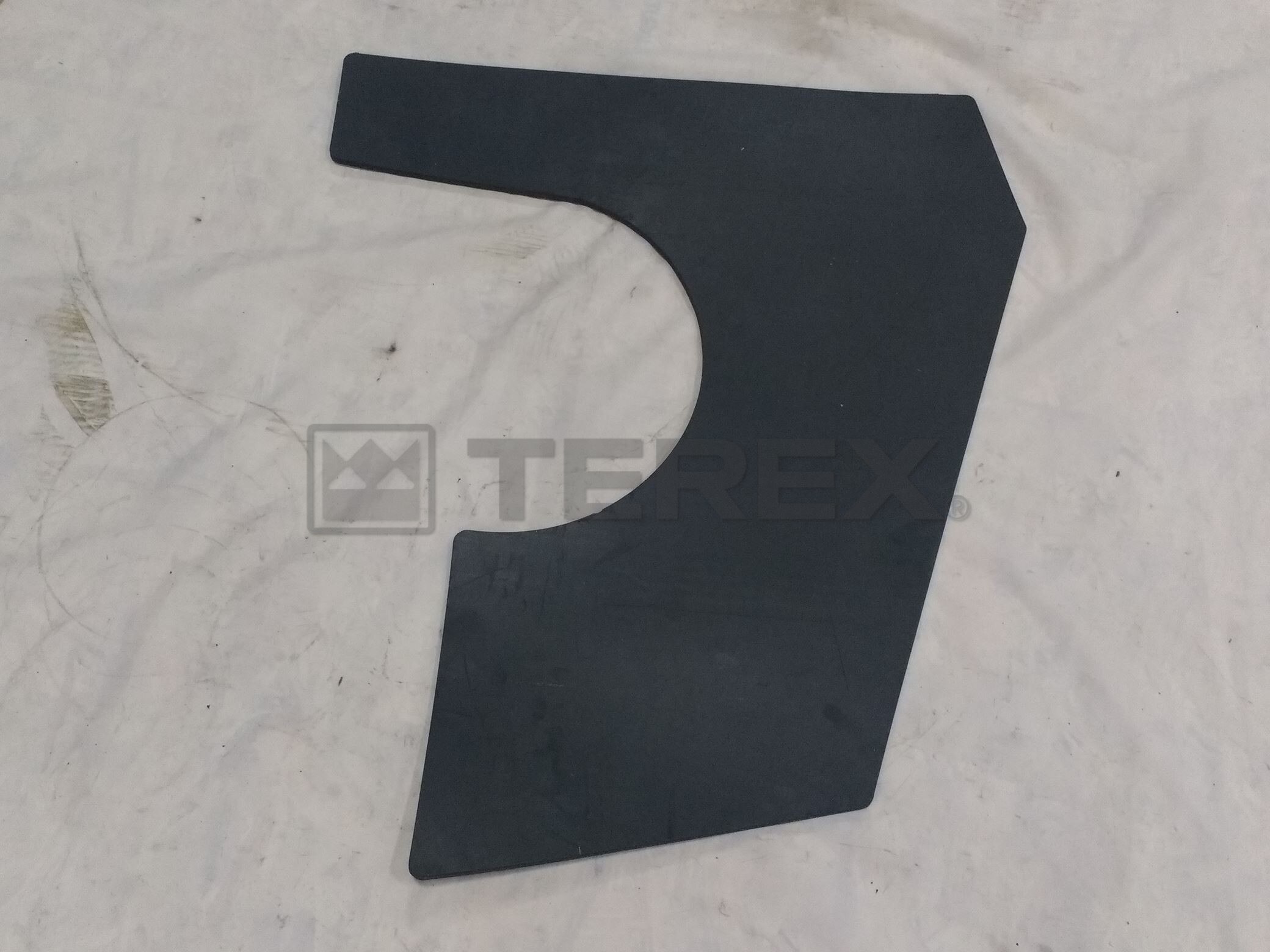 HOPPER OUTLET CONTOUR RUBBER