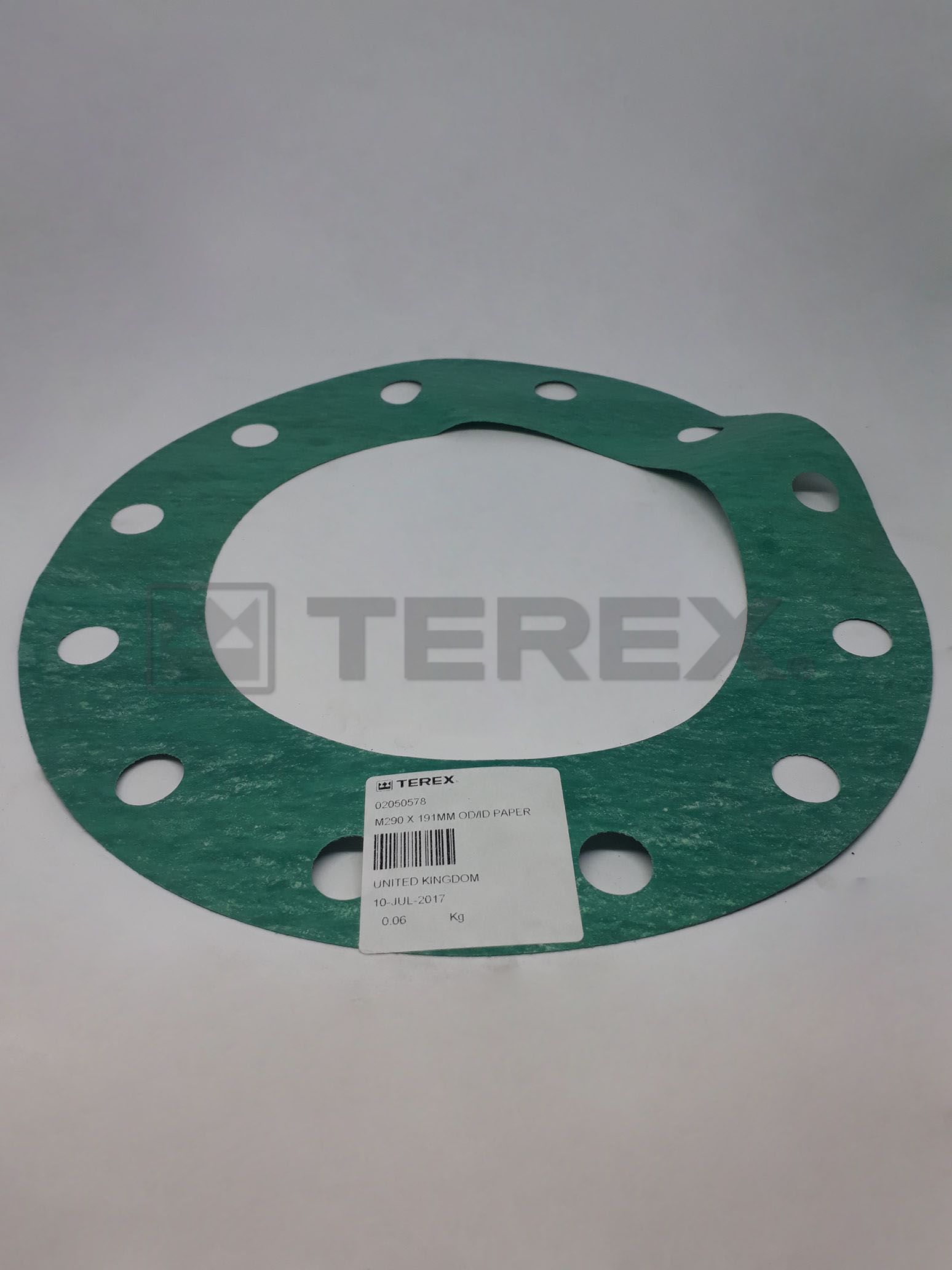 GASKET 8X4 INNER 290X180 12 HOLE