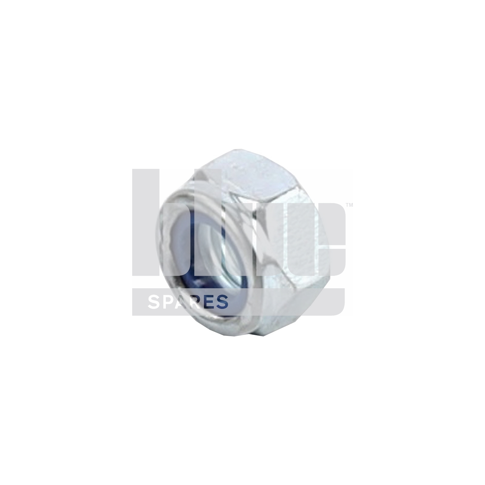 M12-1.75 ZINC NYLON INSERT LOCK NUT GR 10.9