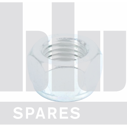 M22-2.50 ZINC NYLON INSERT LOCK NUT GR 10.9