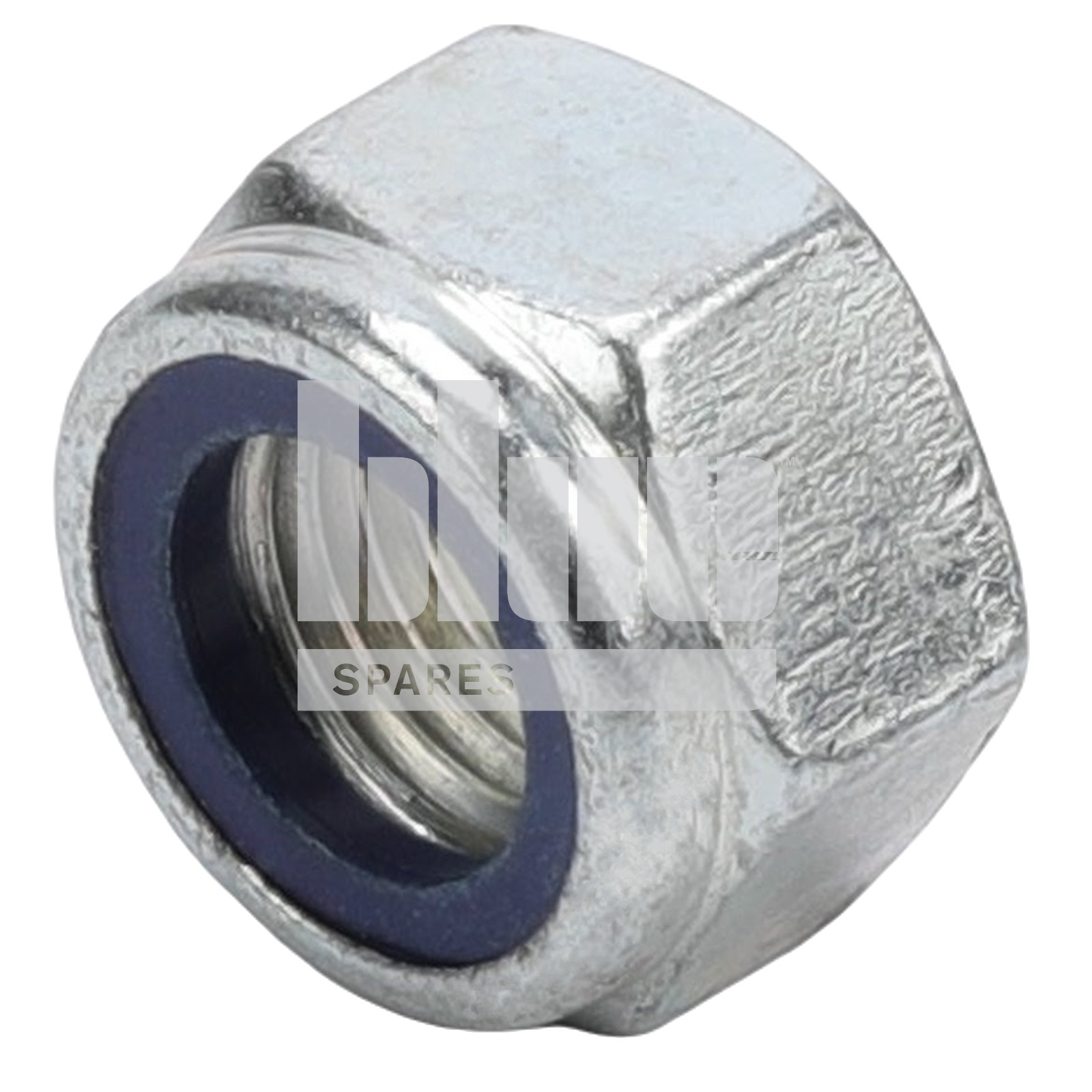 M30-3.50 ZINC NYLON INSERT LOCK NUT GR 10.9