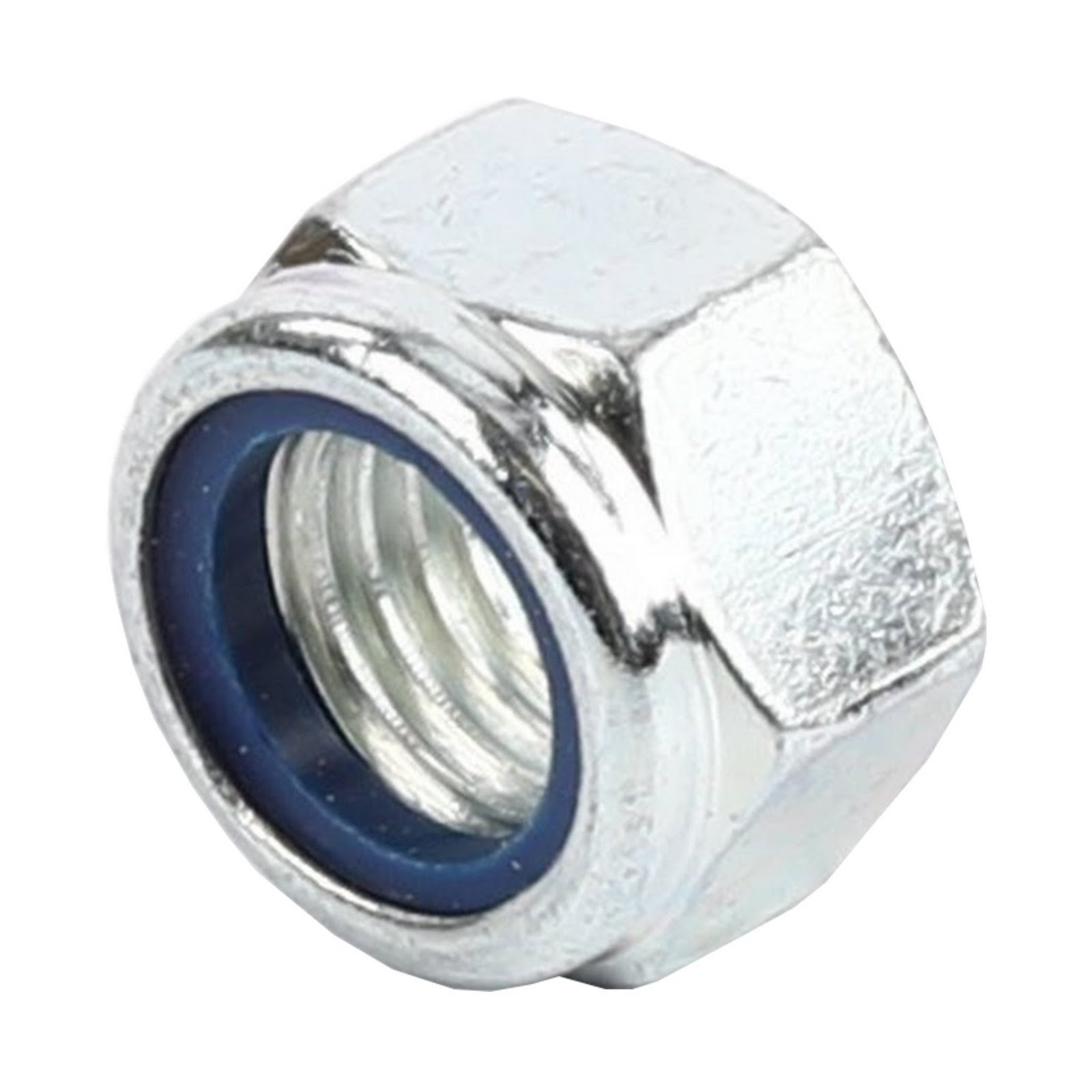 M16-1.50 ZINC NYLON INSERT LOCK NUT GR 10.9
