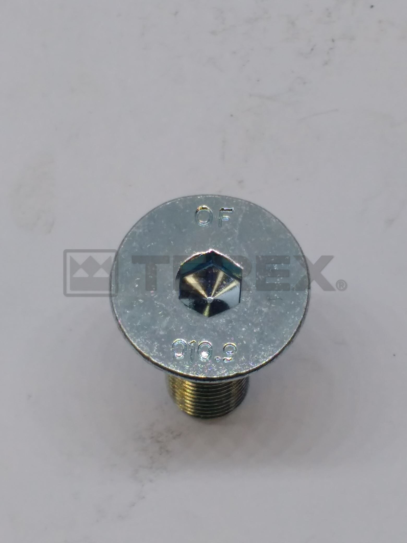 M10-1.50X30 ZINC SOCKET HEAD COUNTERSUNK SET SCREW