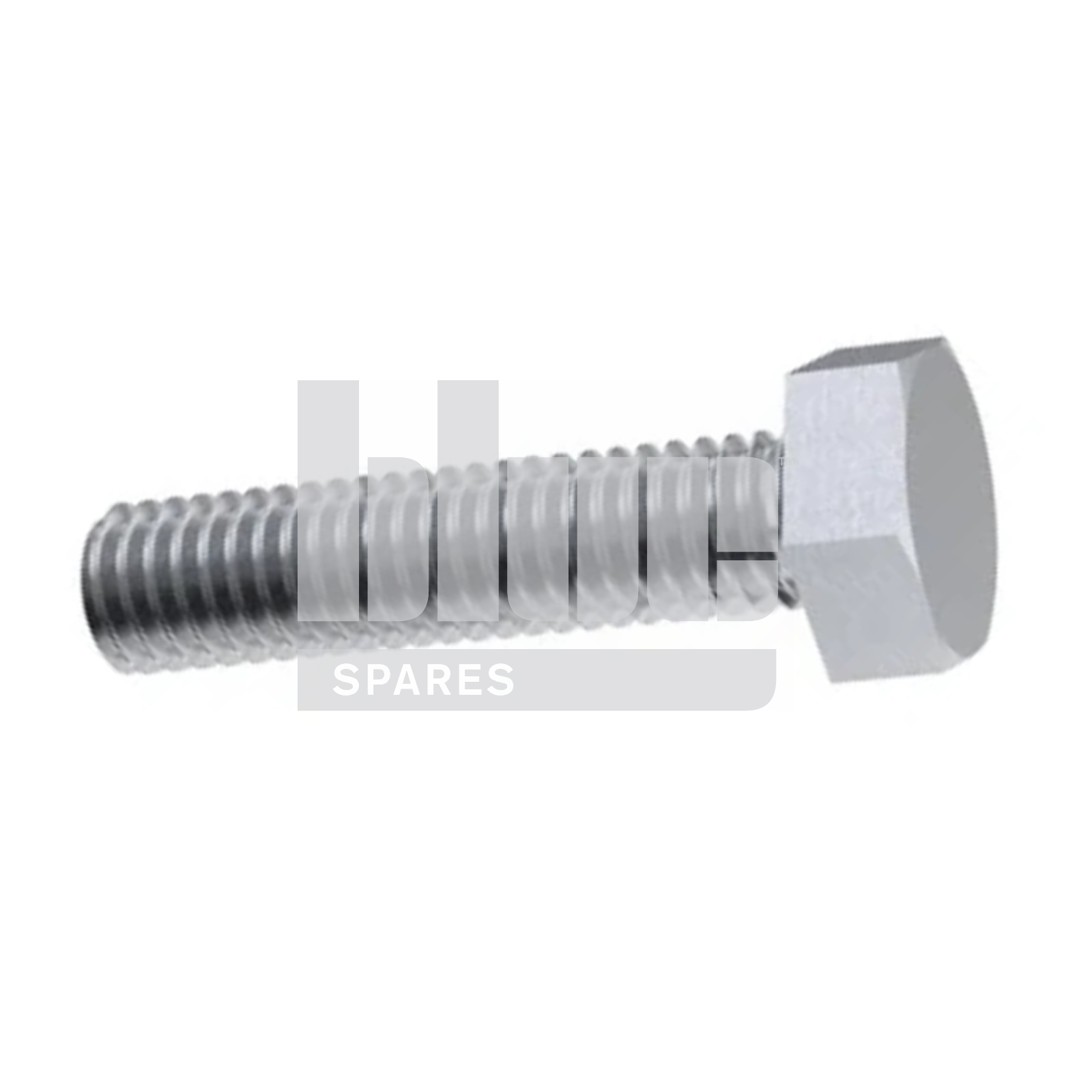 M5-0.8 X 16 ZINC HEX HEAD SET SCREW GR 8.8 DIN933
