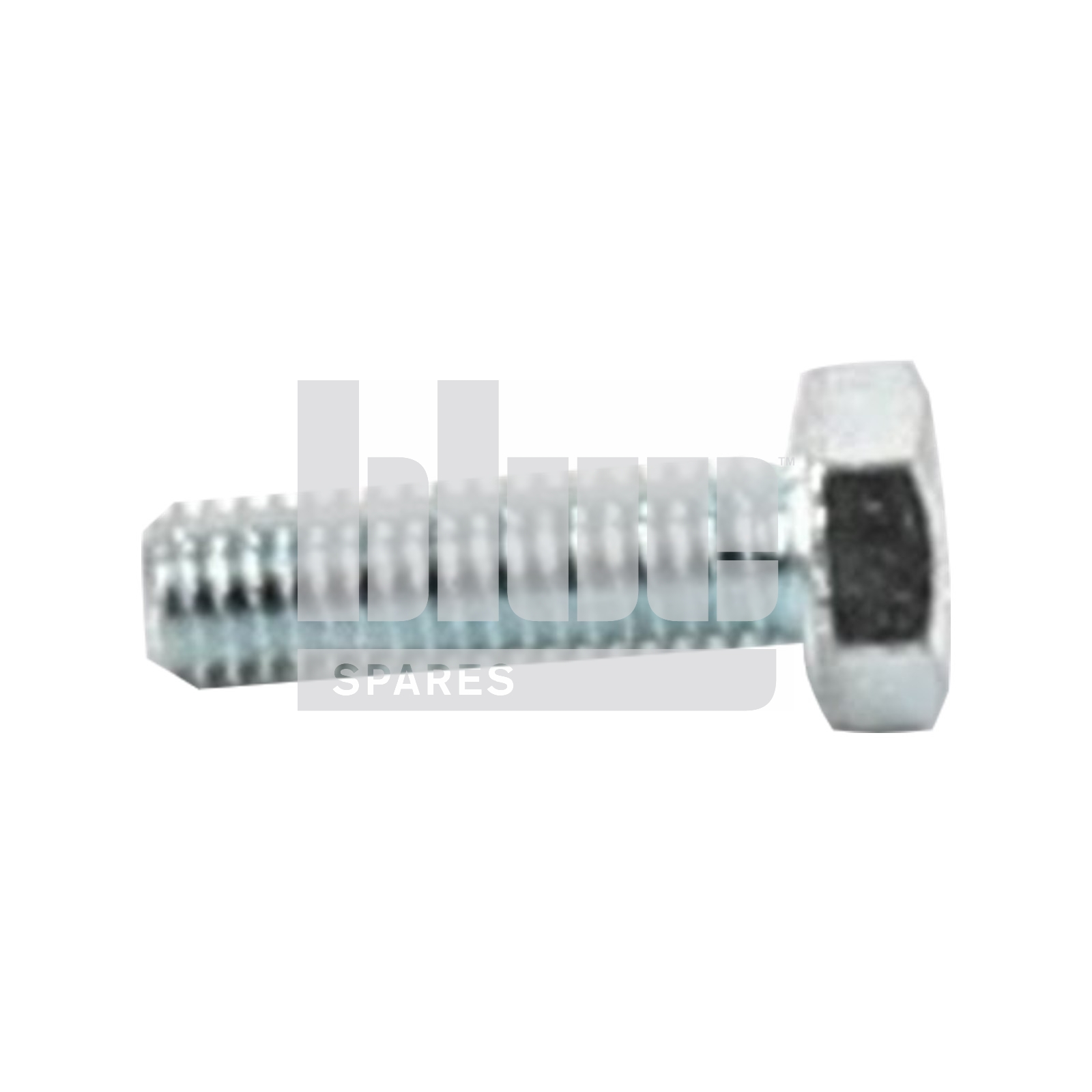 M5-0.8 X 16 ZINC HEX HEAD SET SCREW GR 8.8 DIN933