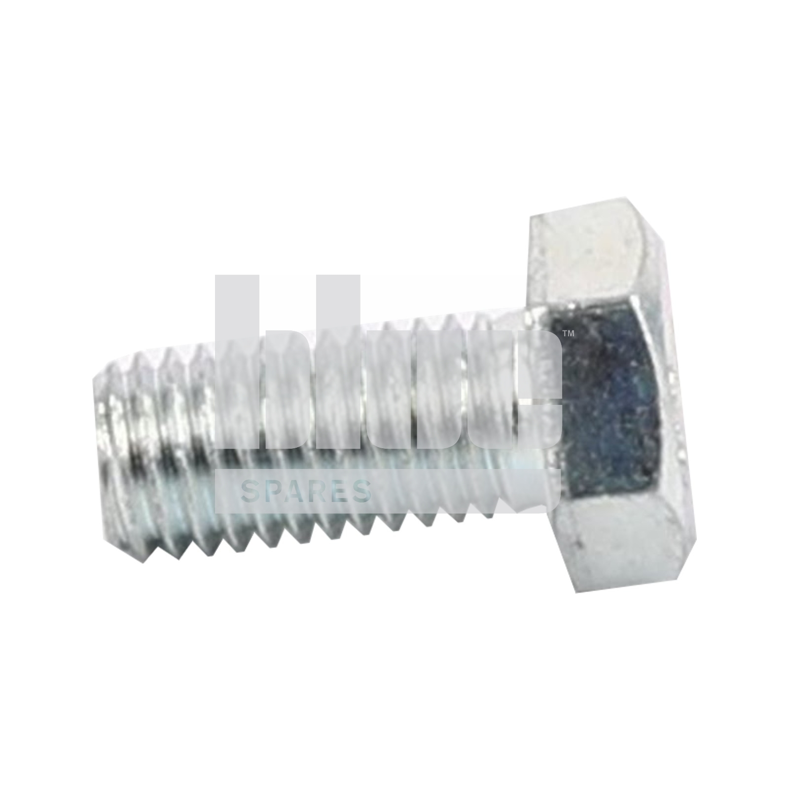 M12-1.75 X 25 ZINC HEX HEAD SET SCREW GR 8.8