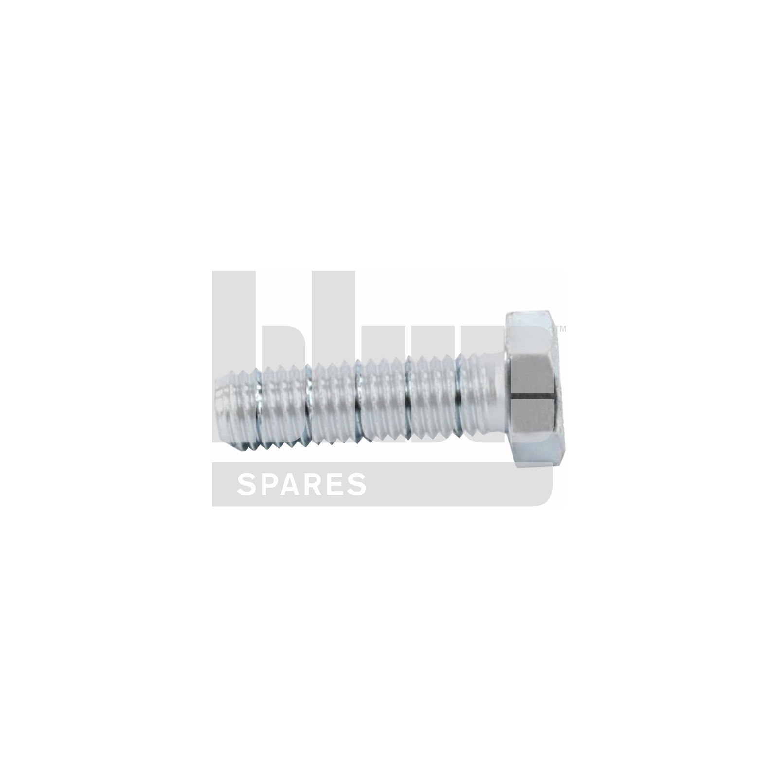 M12-1.75 X 40 ZINC HEX HEAD SET SCREW GR 8.8 DIN933