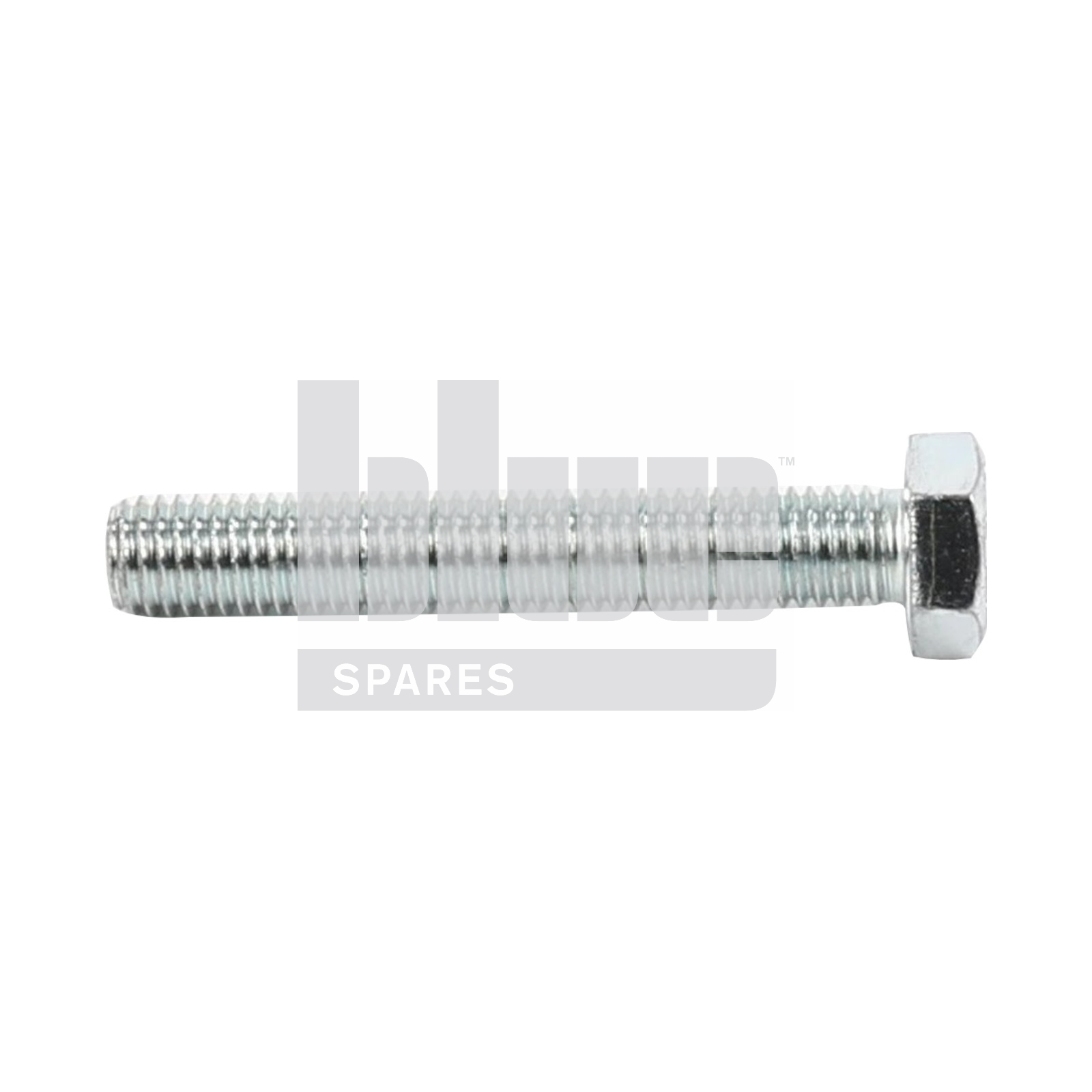 M12-1.75 X 75 ZINC HEX HEAD SET SCREW GR 8.8 DIN933