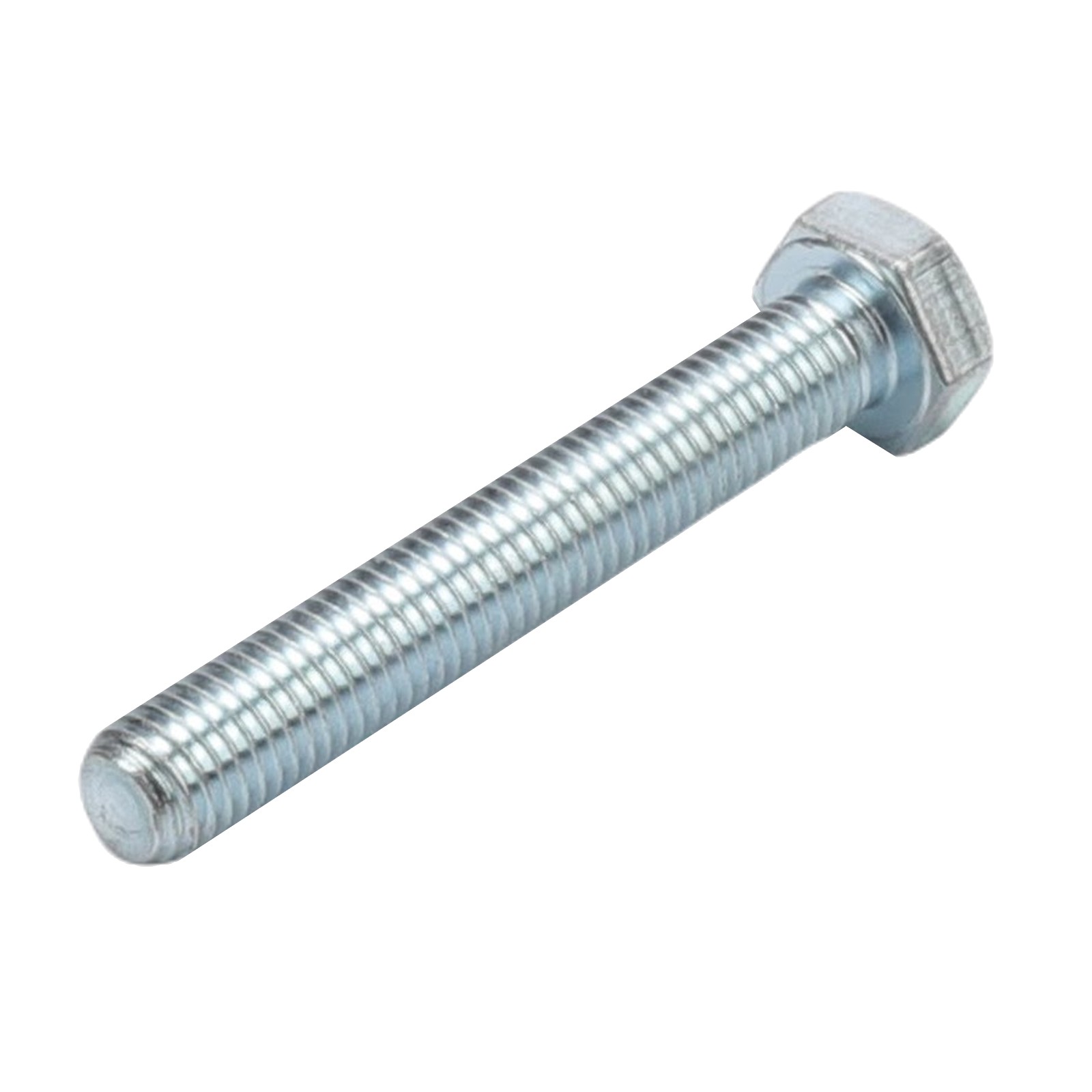M12-1.75 X 80 ZINC HEX HEAD SET SCREW GR 8.8 DIN933