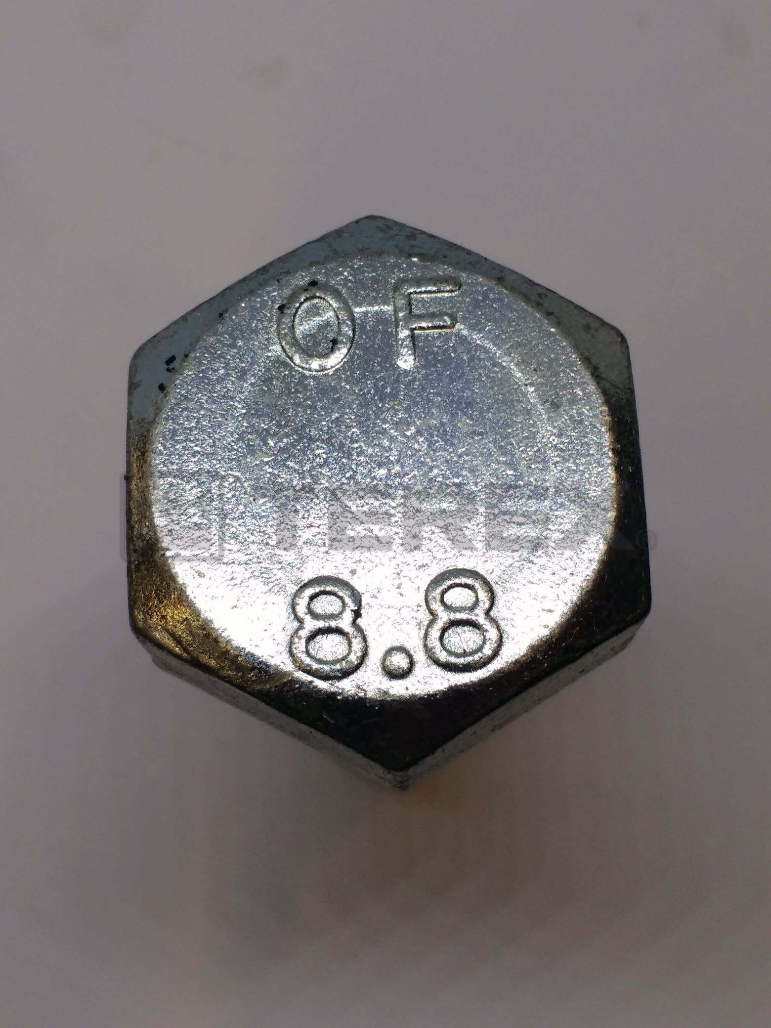 M20-2.50 X 50 ZINC HEX HEAD SET SCREW GR 8.8 DIN933