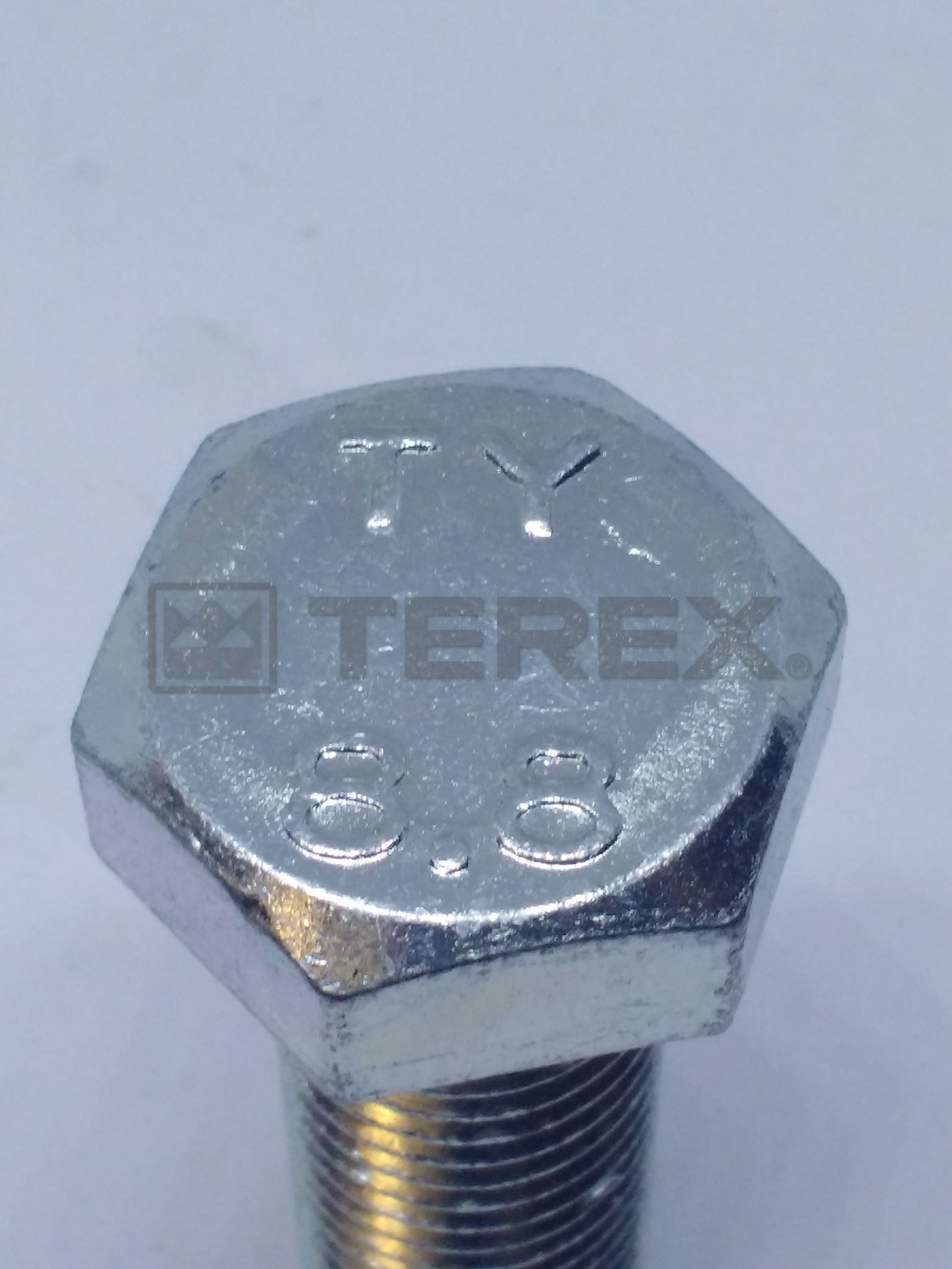 M20-2.50 X 55 ZINC HEX HEAD SET SCREW GR 8.8 DIN933