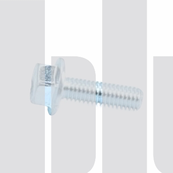 M6-1 X 20 ZINC HEX FLANGE SET SCREWS GR 8.8 DIN 6921