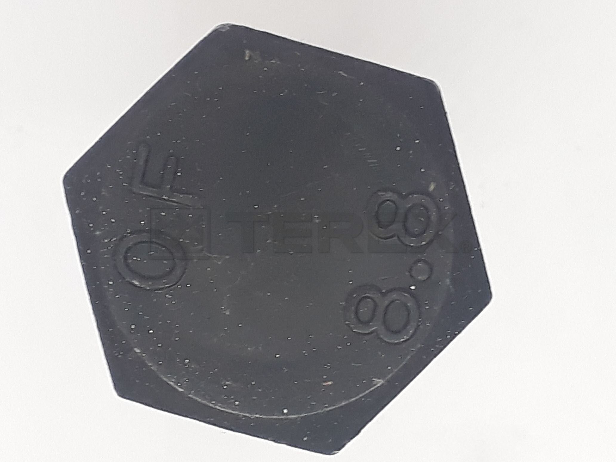 M20-2.50 X 55 BLACK HEX HEAD BOLT GR 8.8 DIN931