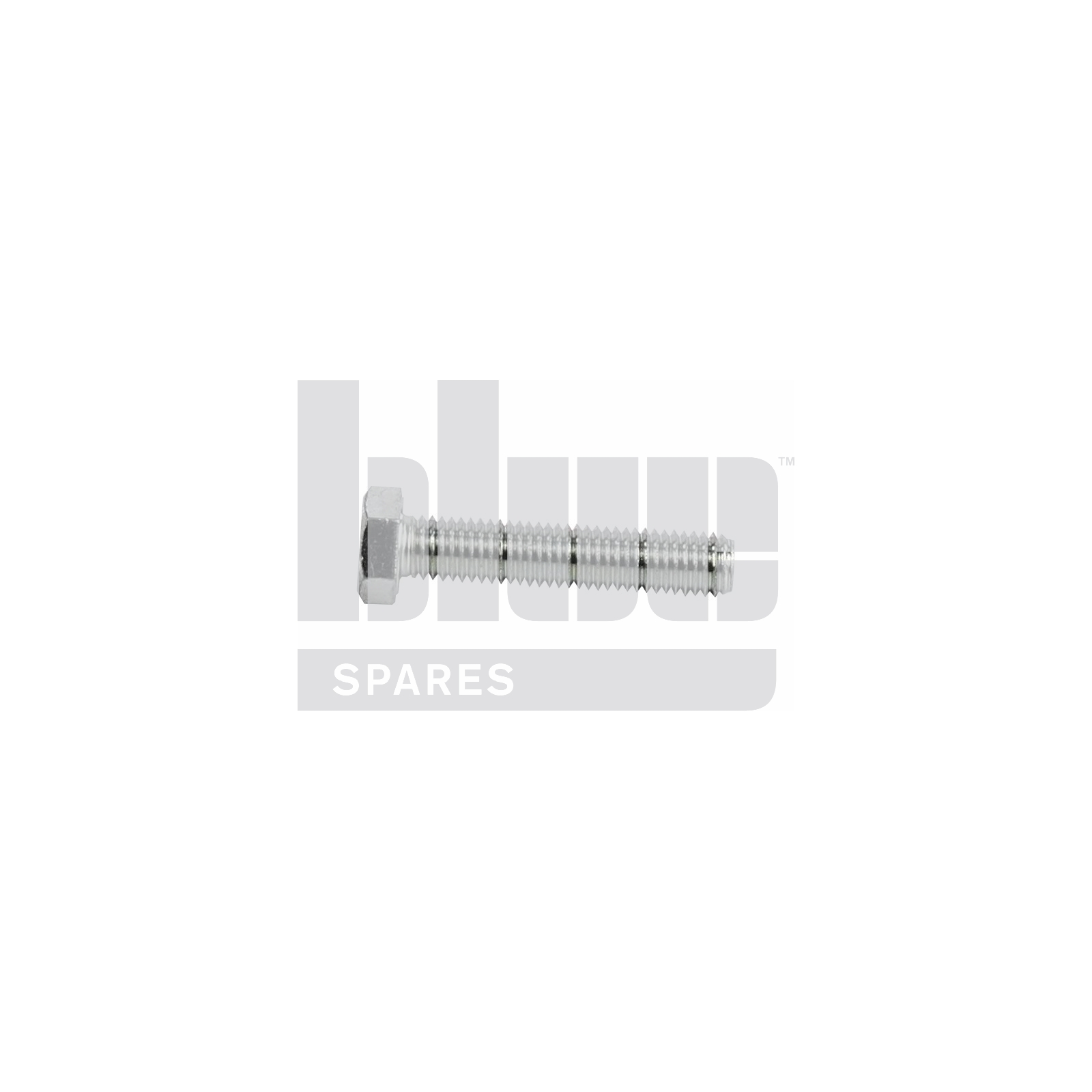 M6-1.00 X 35 ZINC HEX HEAD BOLT GR8.8 DIN931