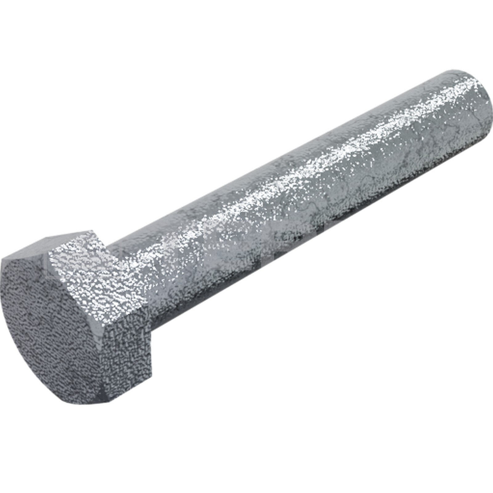 M10-1.50 X 60 ZINC HEX HEAD BOLT GR 8.8 DIN931