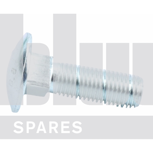 M16-2.00 X 55 ZINC SQUARE HEAD BOLT GR 8.8