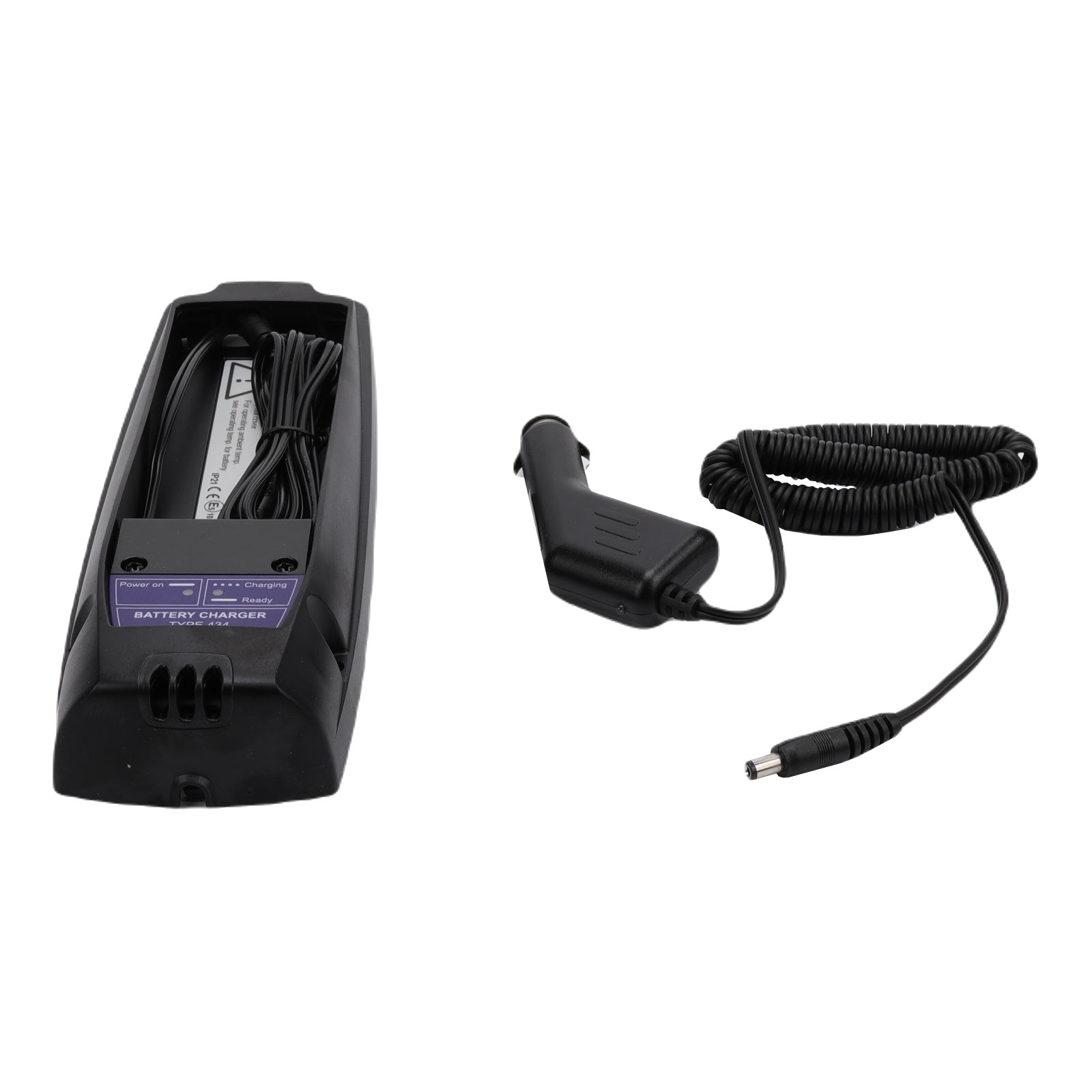 BATTERY CHARGER WITH CIGARETTE LIGHTER