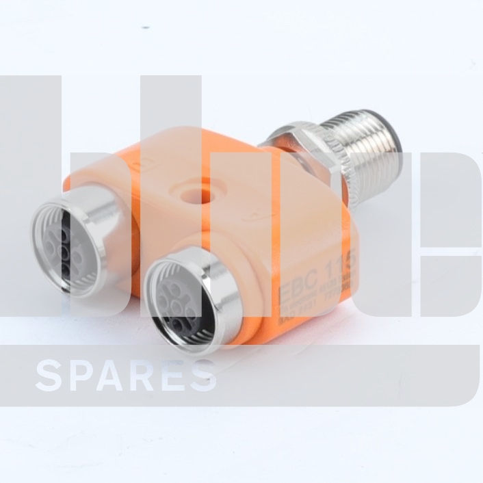 M12 Y-SPLITTER PIN 2C TO 4B / PIN 4C TO 4A IFM EBC115