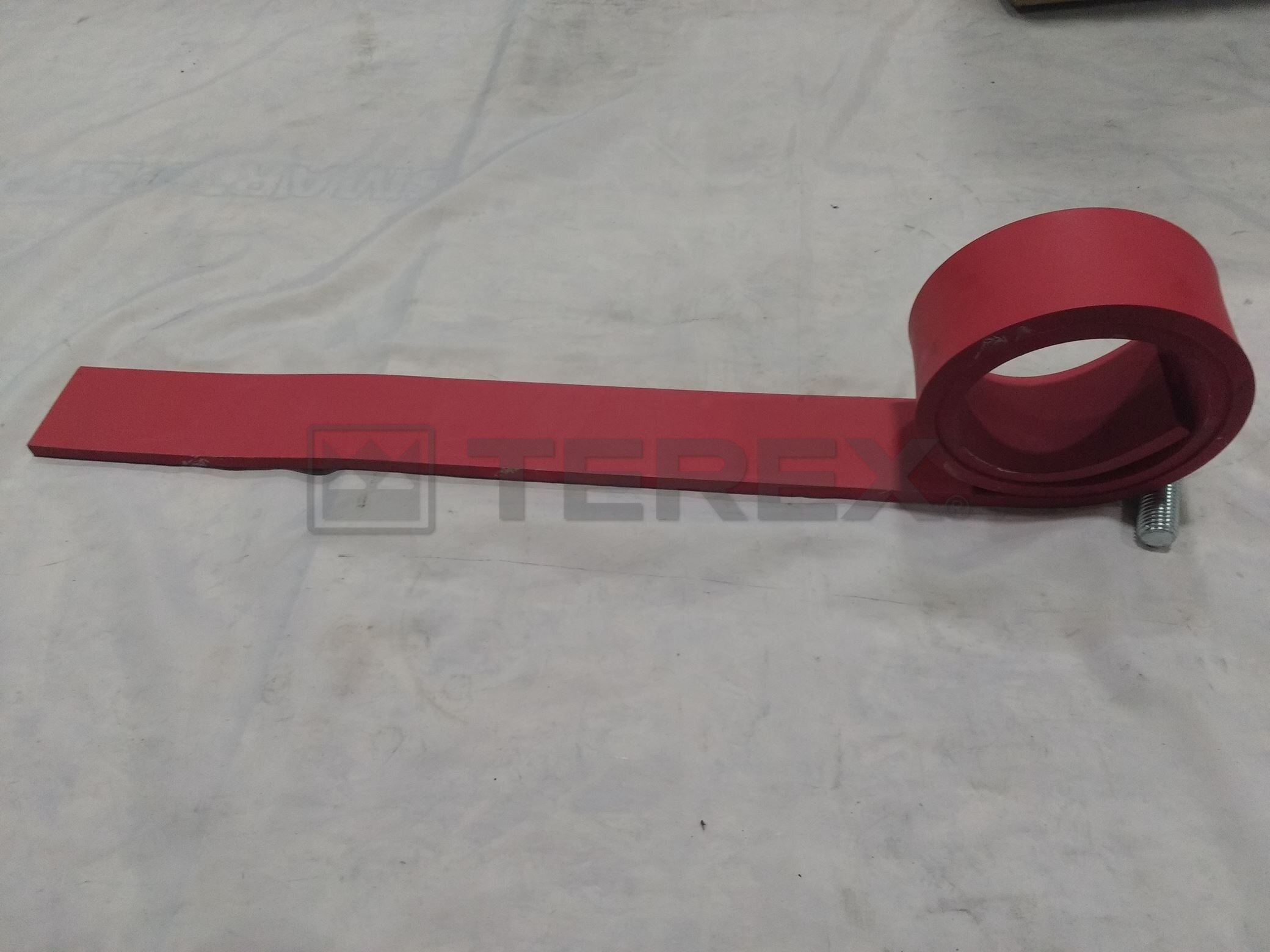 SIDE CONVEYOR FEEDBOOT SIDE SKIRTING (40 SHORE RED)