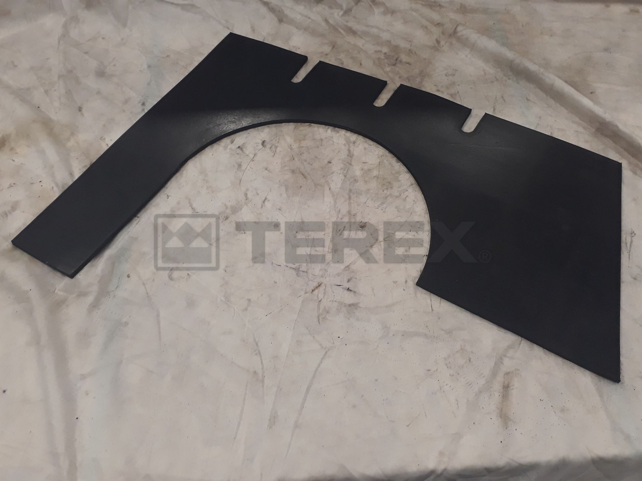 SHREDDER OUTLET CONTOUR PL RUBBER (TR)