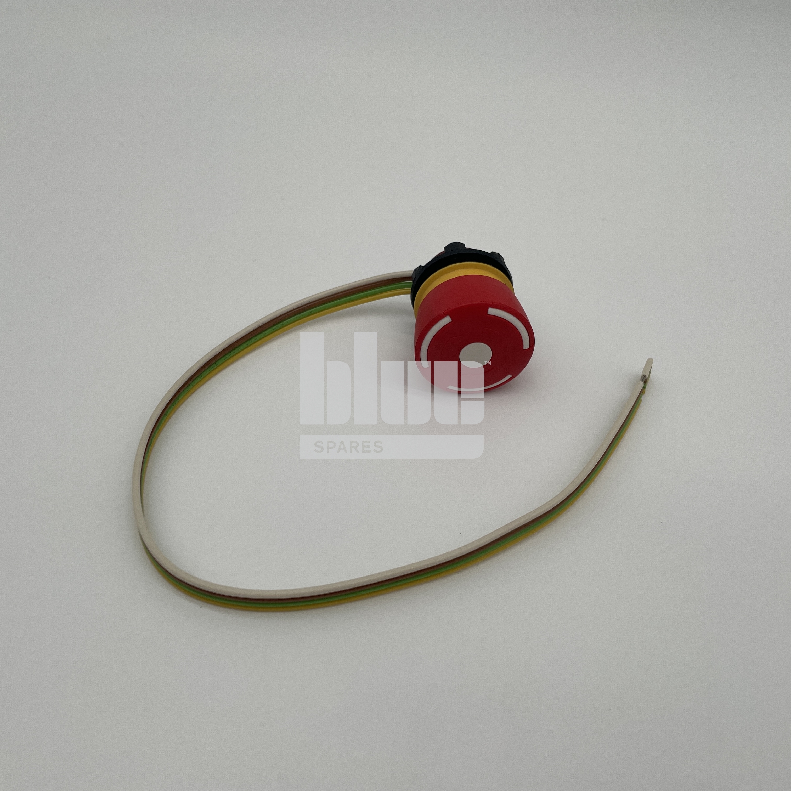 E STOP LED FOR REAR PANEL 84-5010-0040 = 4 WIRES (YELLOW/GREEN/BROWN/WHITE) NO PLUG.