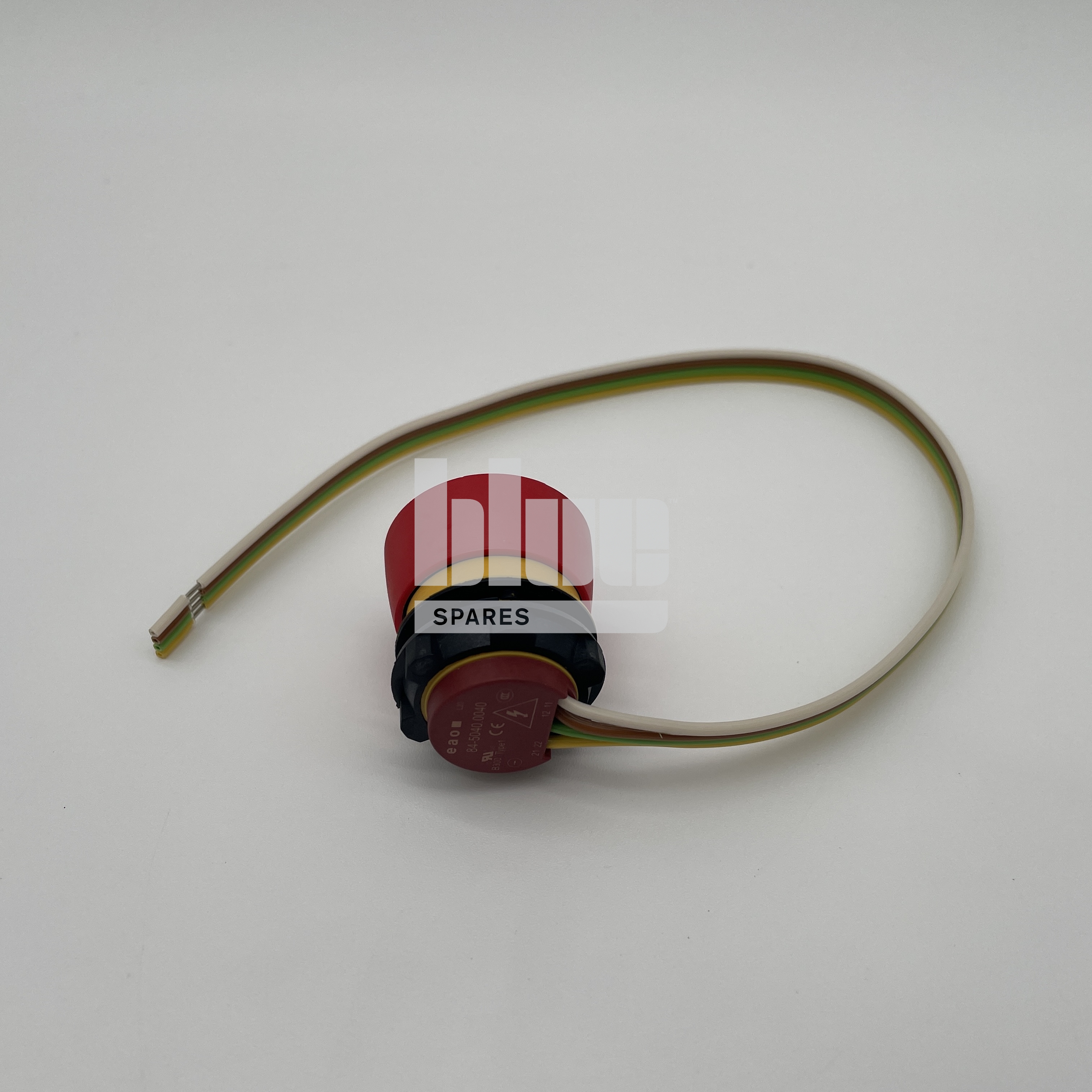 E STOP LED FOR REAR PANEL 84-5010-0040 = 4 WIRES (YELLOW/GREEN/BROWN/WHITE) NO PLUG.