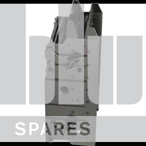 11X5 3D DISCHARGE SCREEN SHELL ASSEMBLY WITH SHORTENED MID-DECK CHUTE