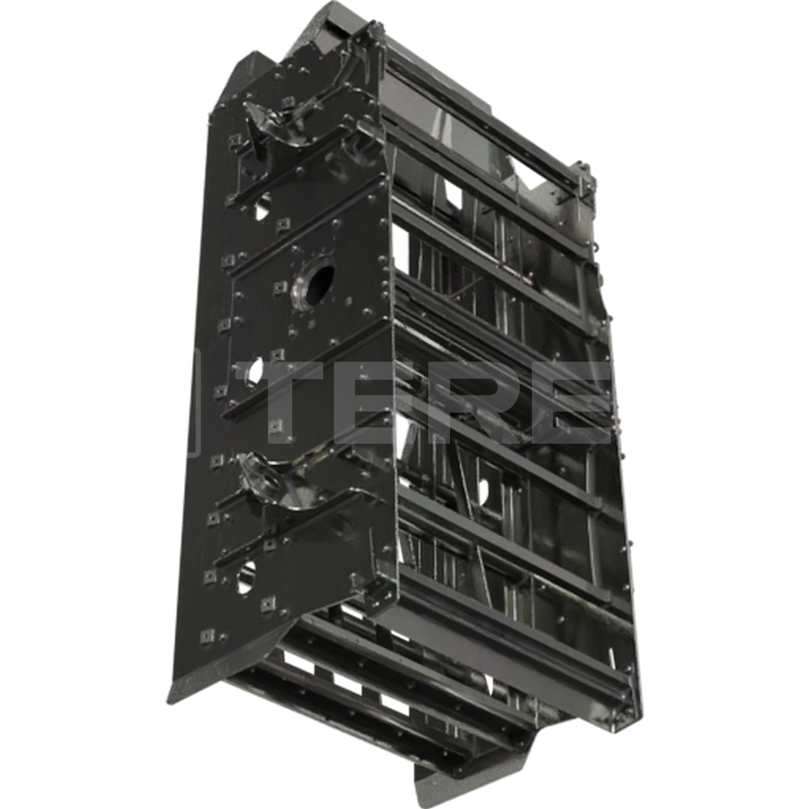 11X5 3D DISCHARGE SCREEN SHELL ASSEMBLY WITH SHORTENED MID-DECK CHUTE